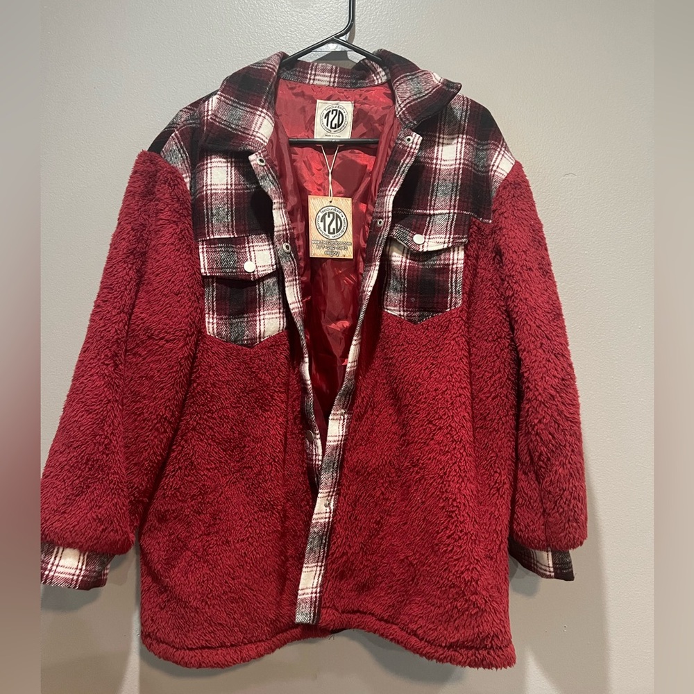 Lightweight flannel jacket